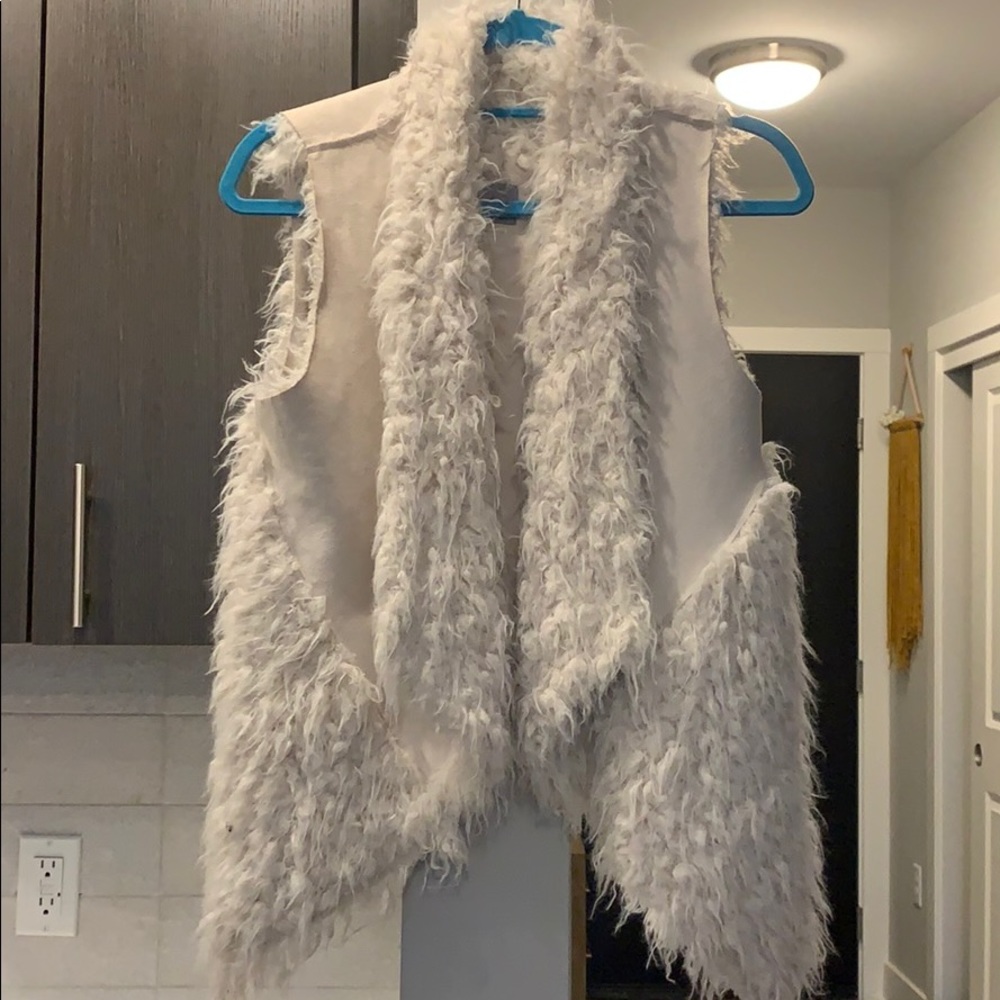 Melody Suede and Fur Vest